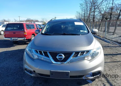 2012 Nissan Murano Sl из США, поврежденный, VIN JN8AZ1MW3CW209432